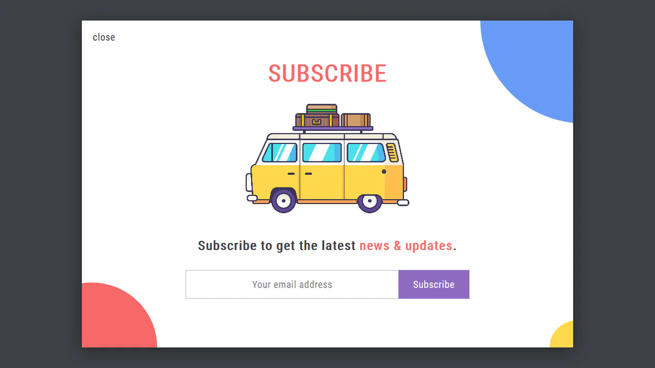Pop-Up Overlay