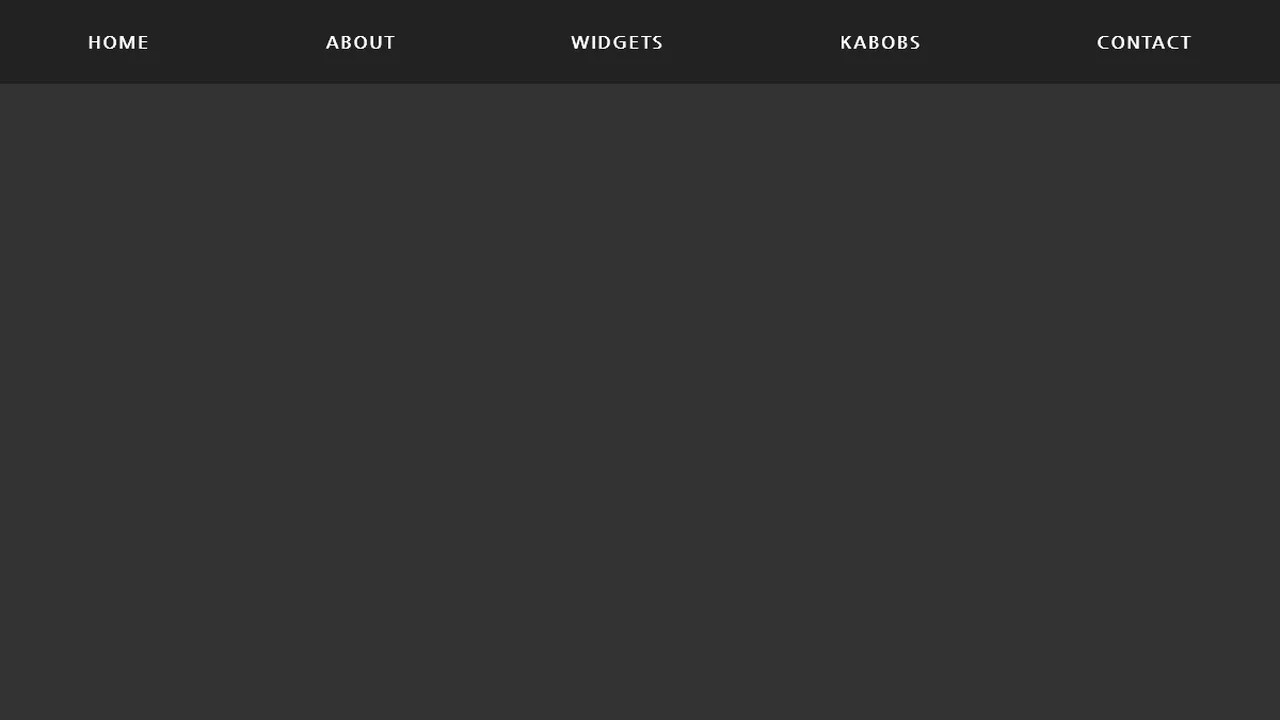 Dropdown Menu