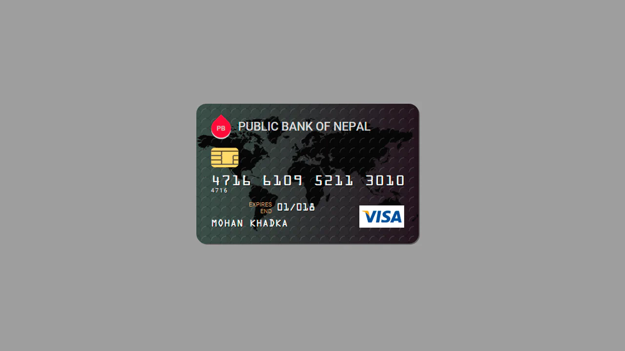 Credit Card (CSS+SVG)