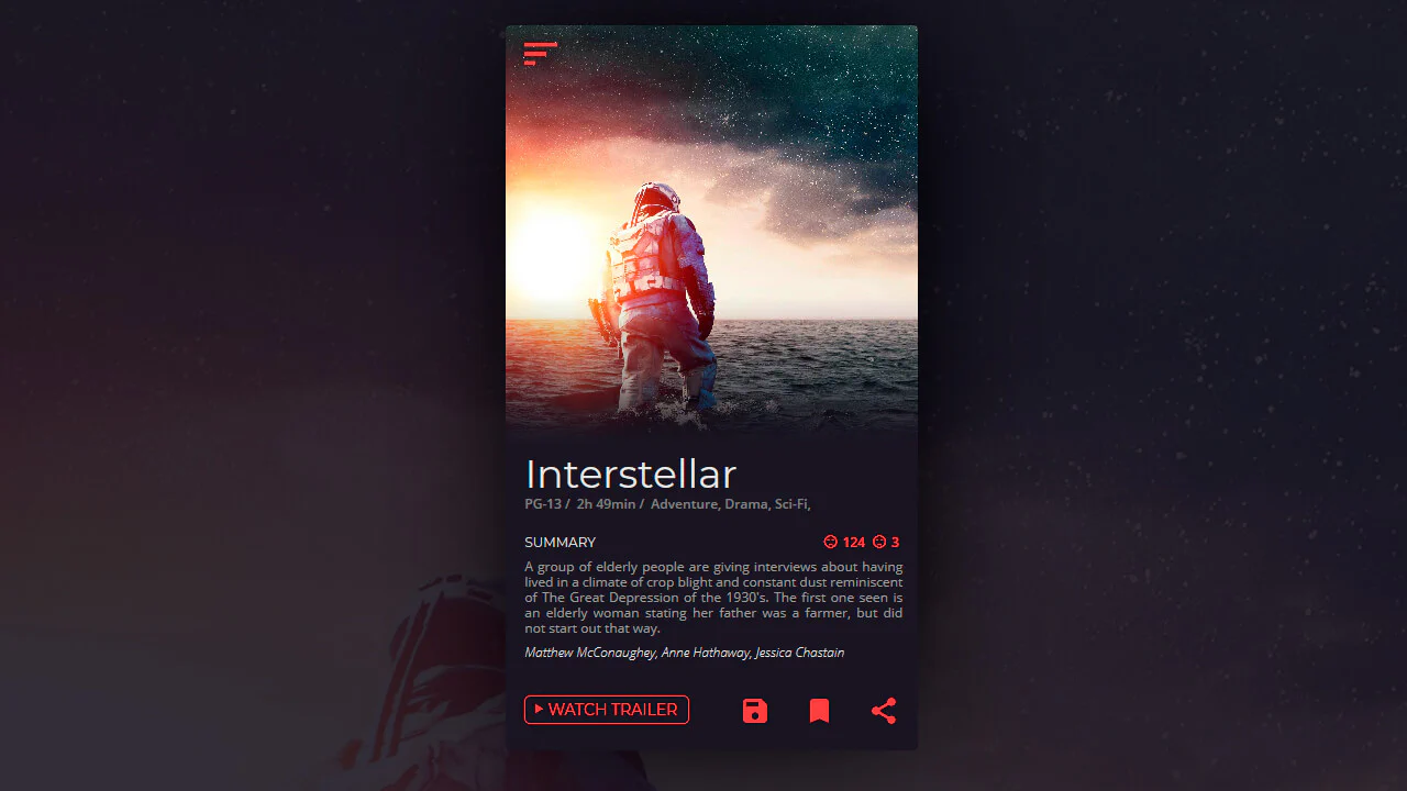 Daily UI Movie Card
