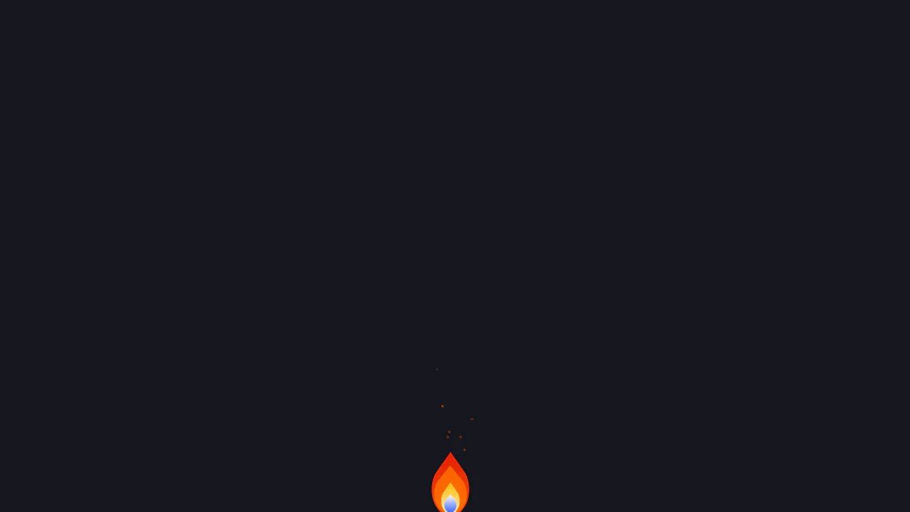 Fire in HTML and CSS