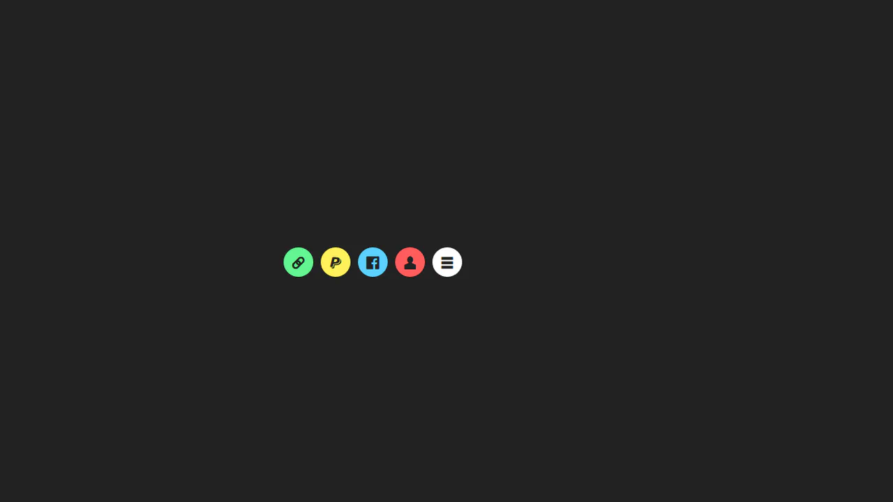 Floatting Draggable Menu