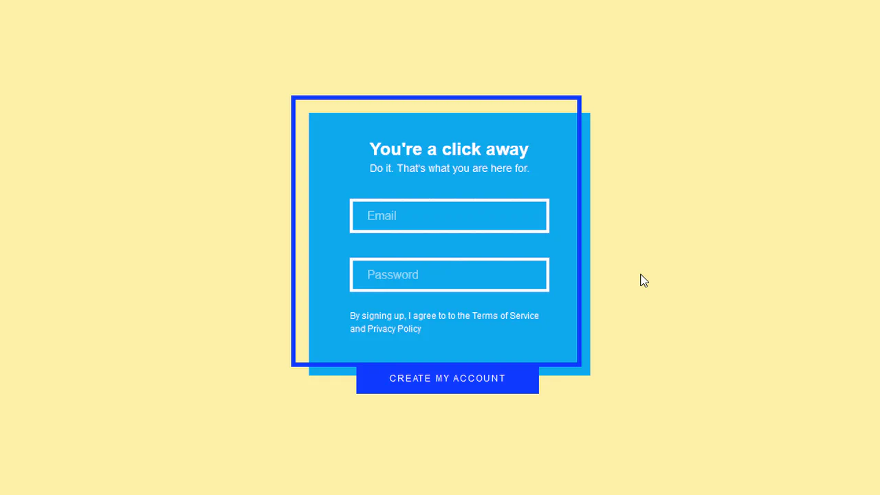 Form UI Animation