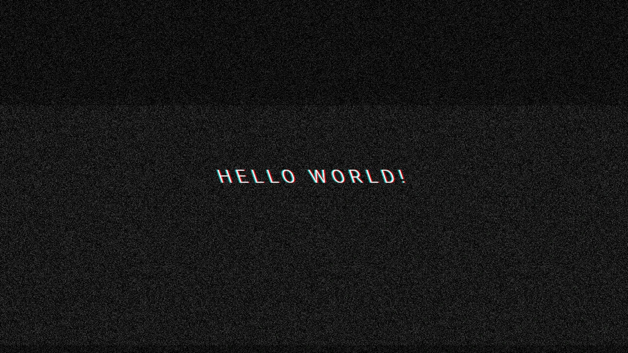 Glitched Text