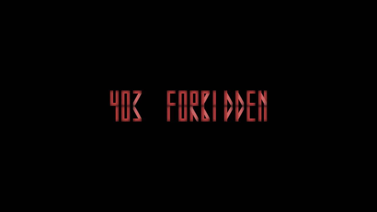 403 Forbidden