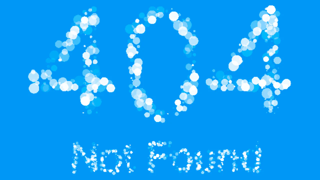 404 Particle Text