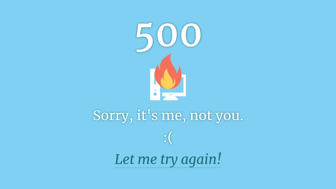 500 - Internal Error