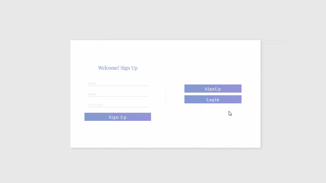 Login & Sign Up Form UI