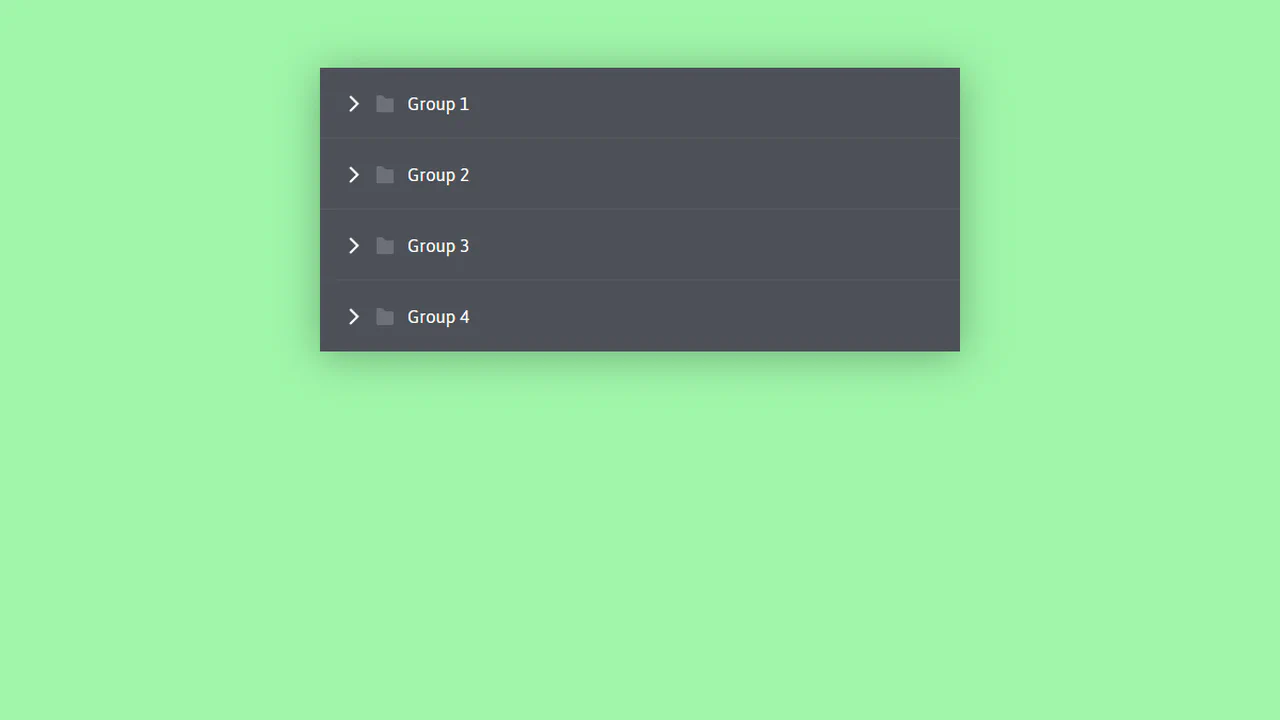 Multi-Level Accordion Menu