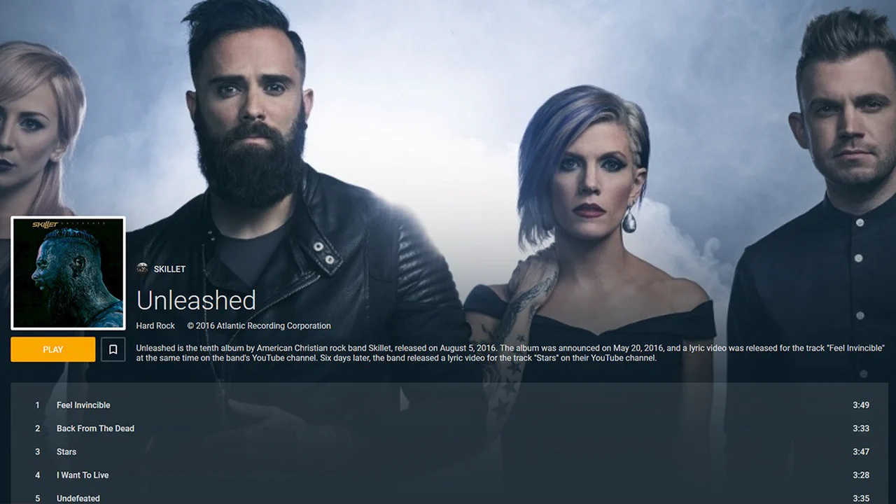 Music Album UI