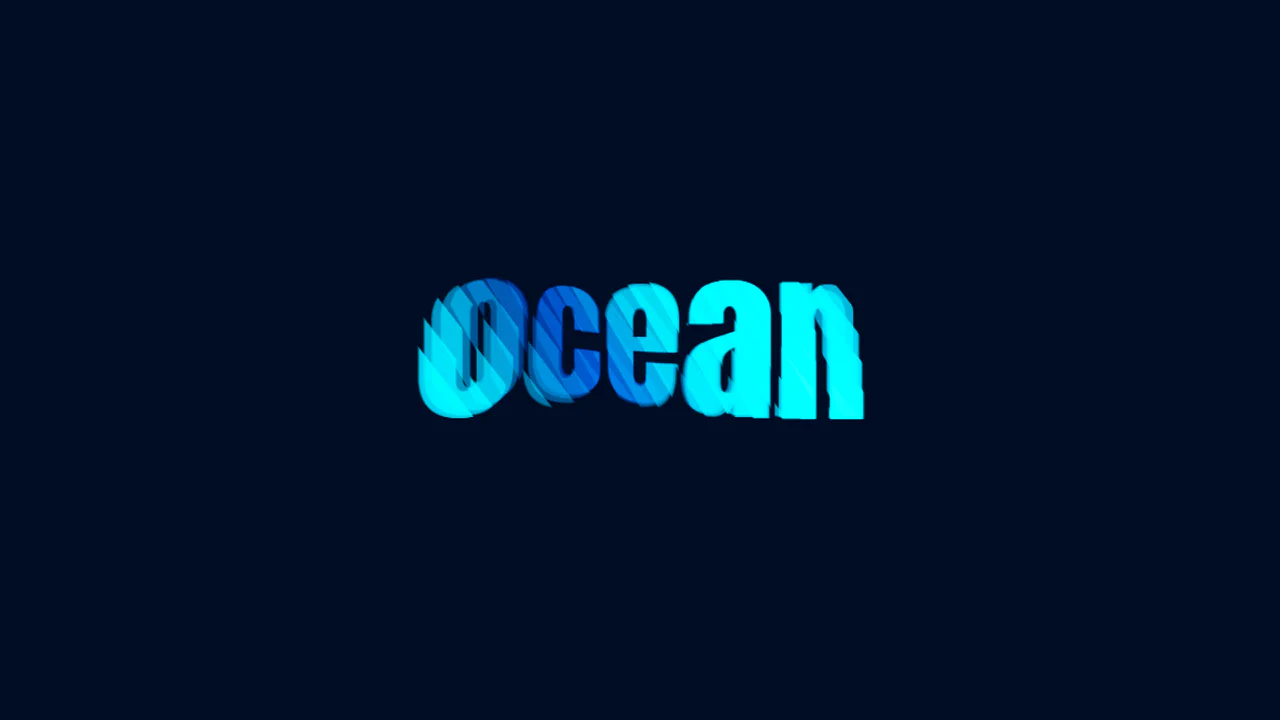 Animated 3D Text