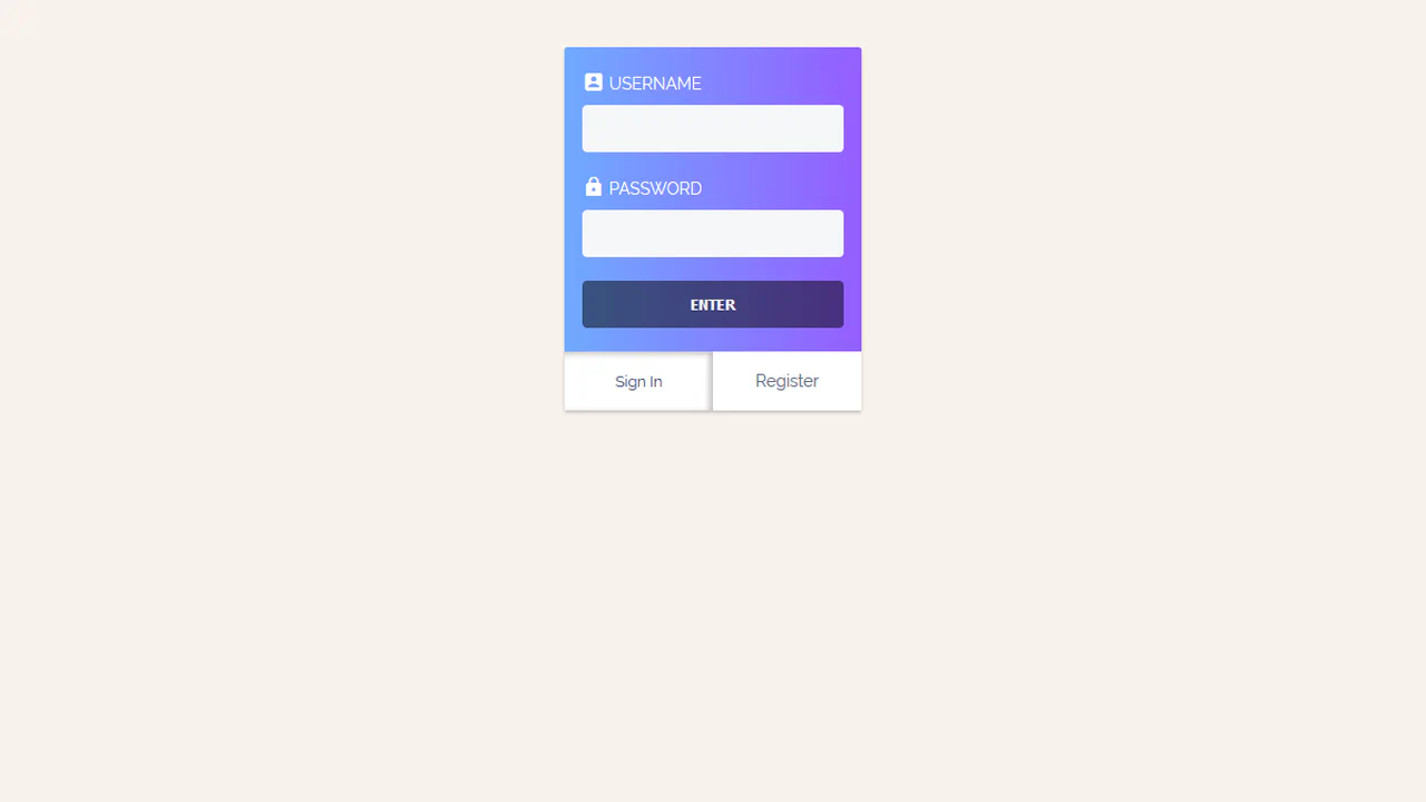 Login Form