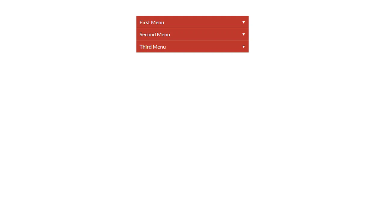 Accordion Menu