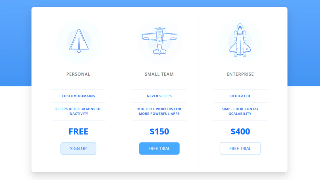 Pricing Table