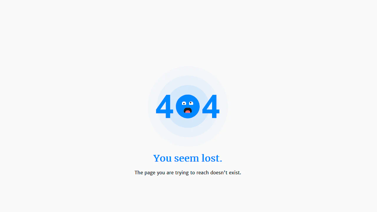 Pure CSS 404 Error Page