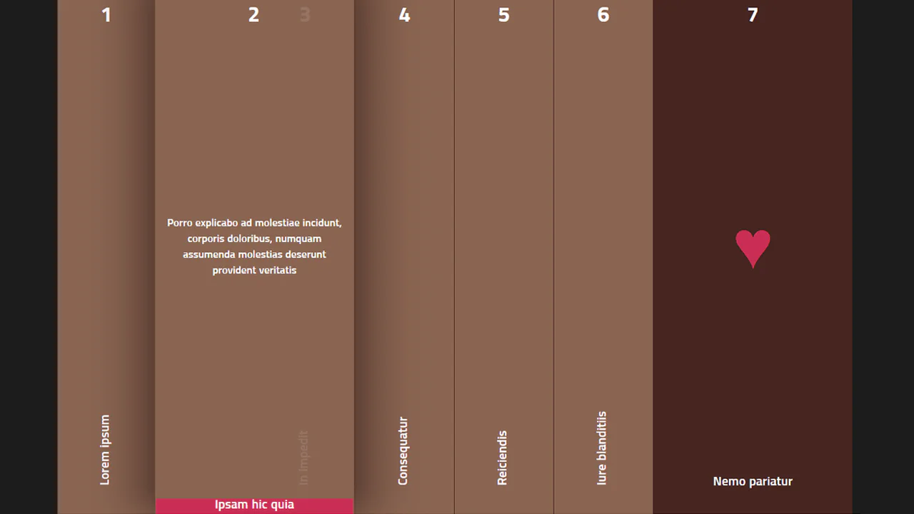 Pure CSS Accordion