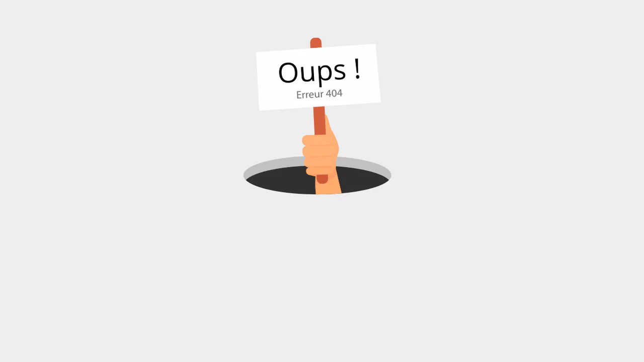 SVG Animation 404 page