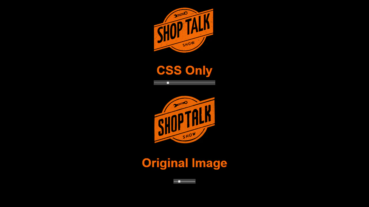 Shop Talk Logo Made in CSS