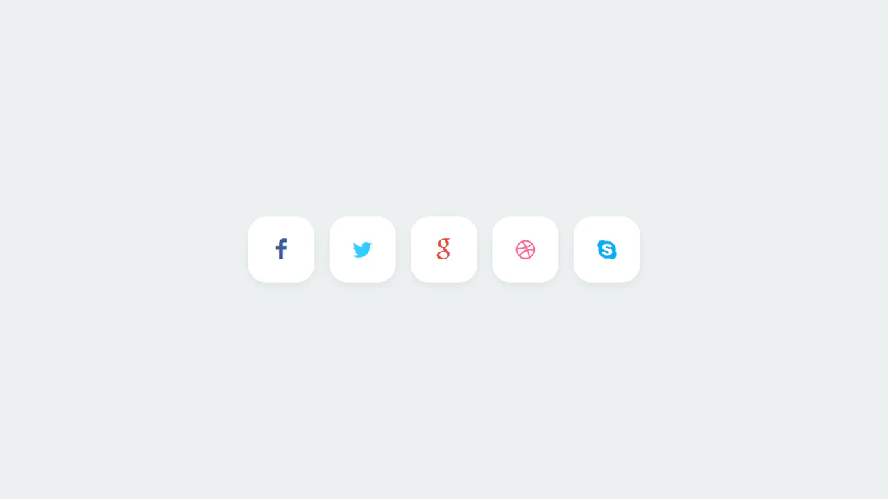 Stylish Social Buttons