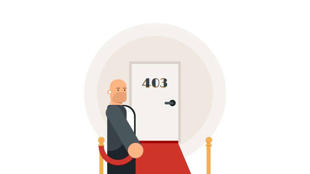 The Bouncer at 403 Error Page