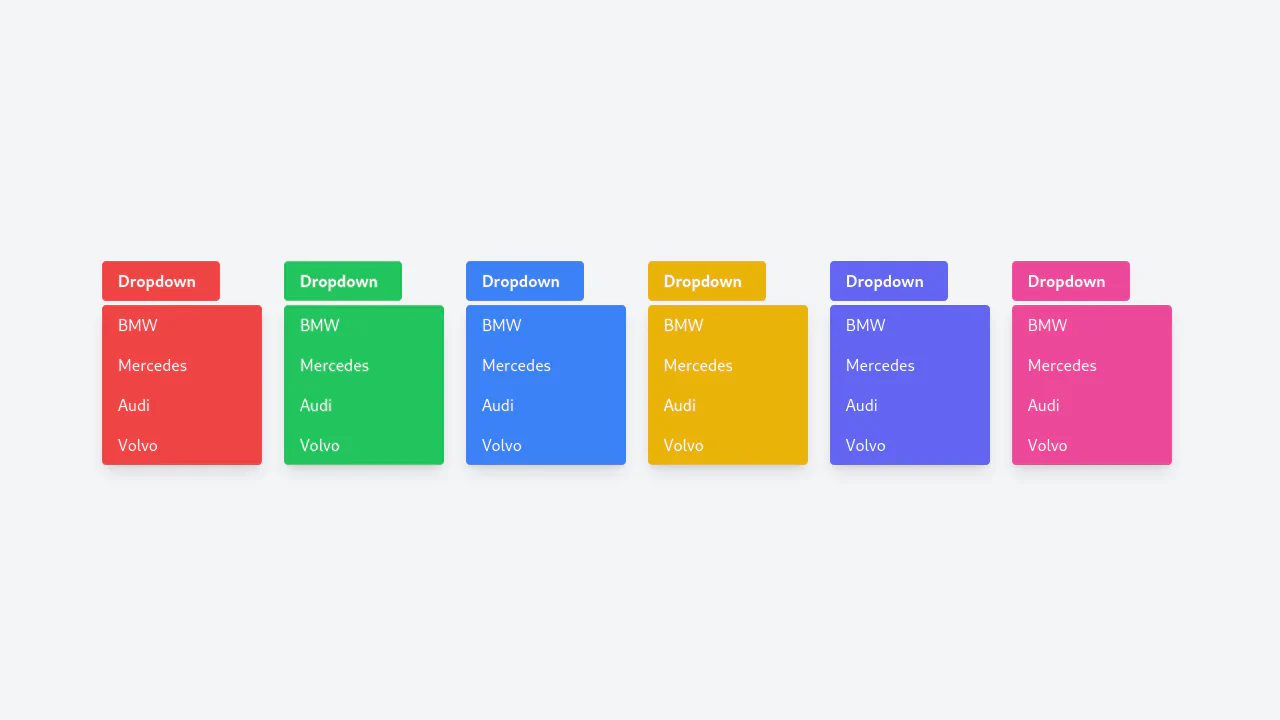 Animated Dropdowns