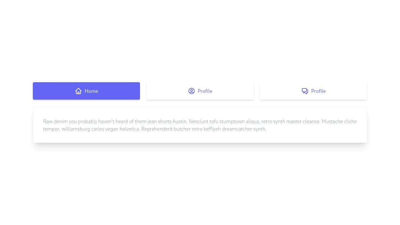 Argon Tabs with Icons