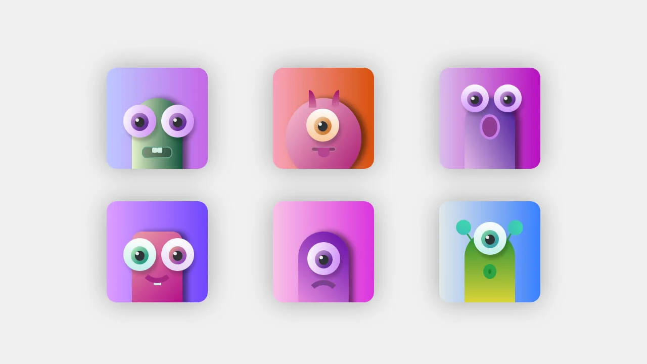 Pure CSS Avatars