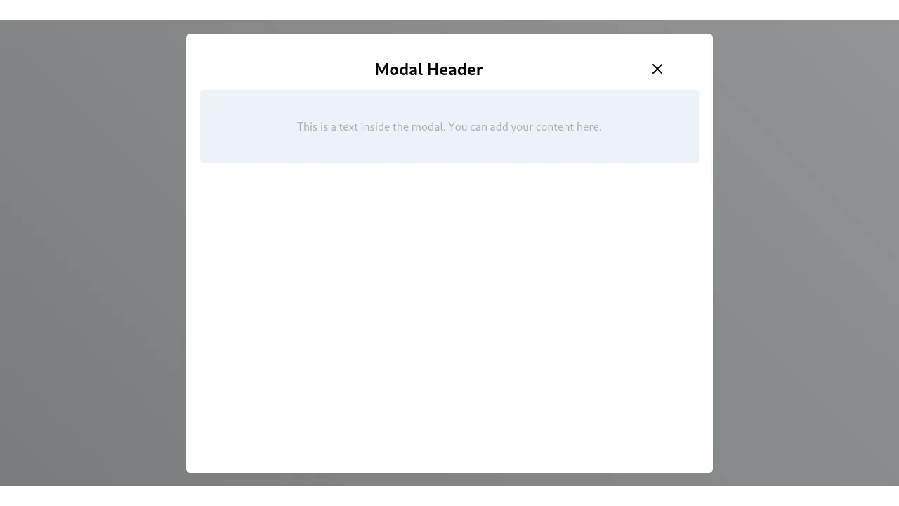 Awesome Modal