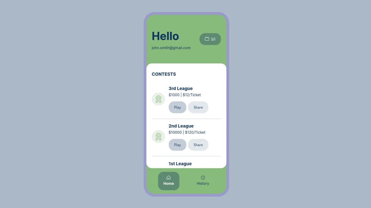 Betting App - Concept