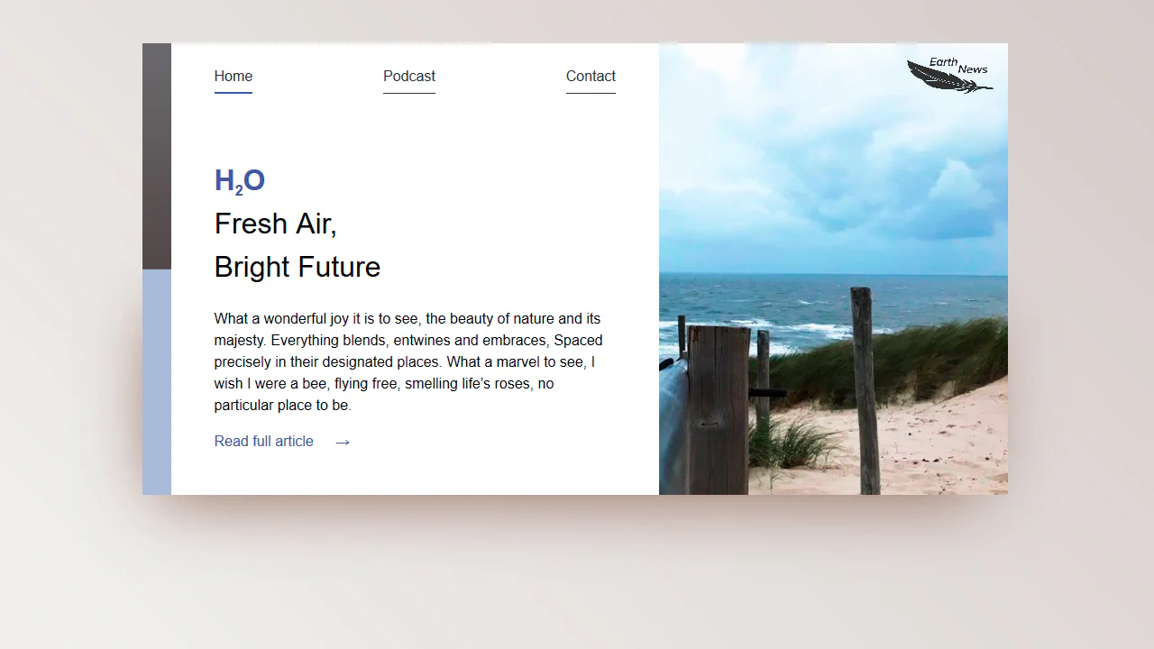 Blog Card: Earth News