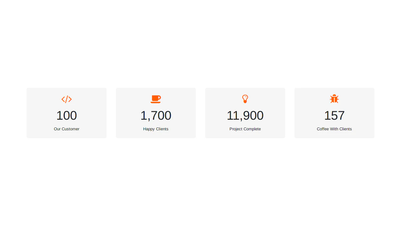 Bootstrap 4 Counter