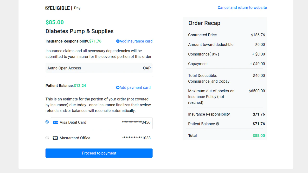 Bootstrap 4 Ecommerce Checkout Page