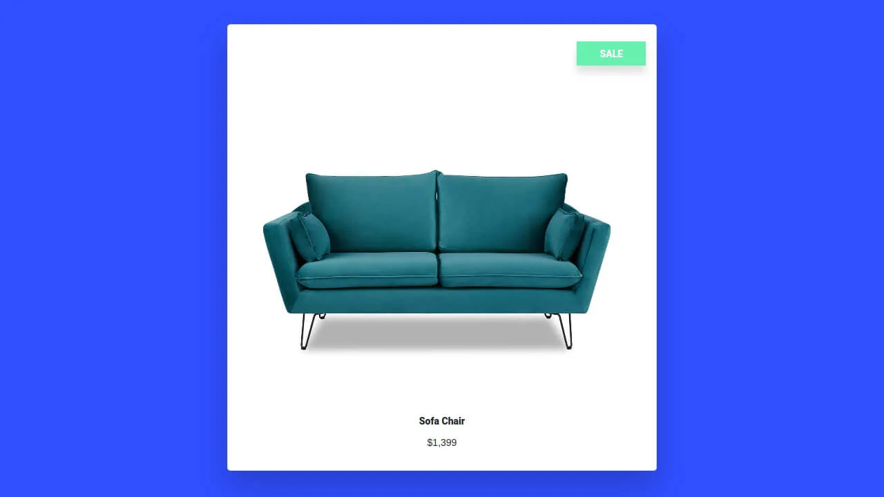Bootstrap 4 Ecommerce Single Product Card