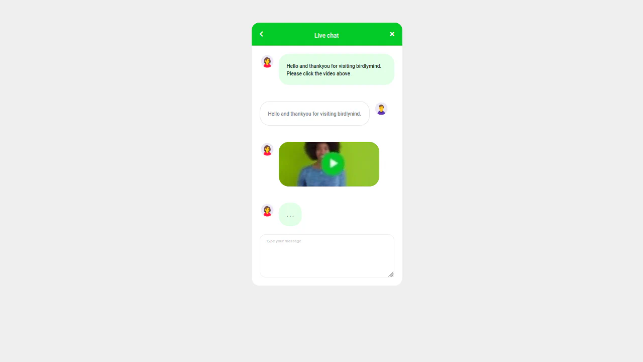 Bootstrap 4 Live Chat Form with User Icons