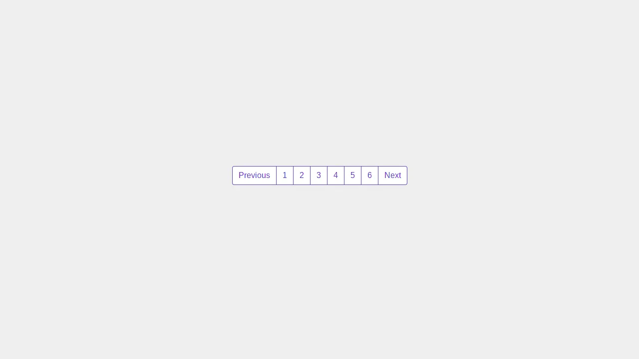 Bootstrap 4 Pagination with Previous and Next Button