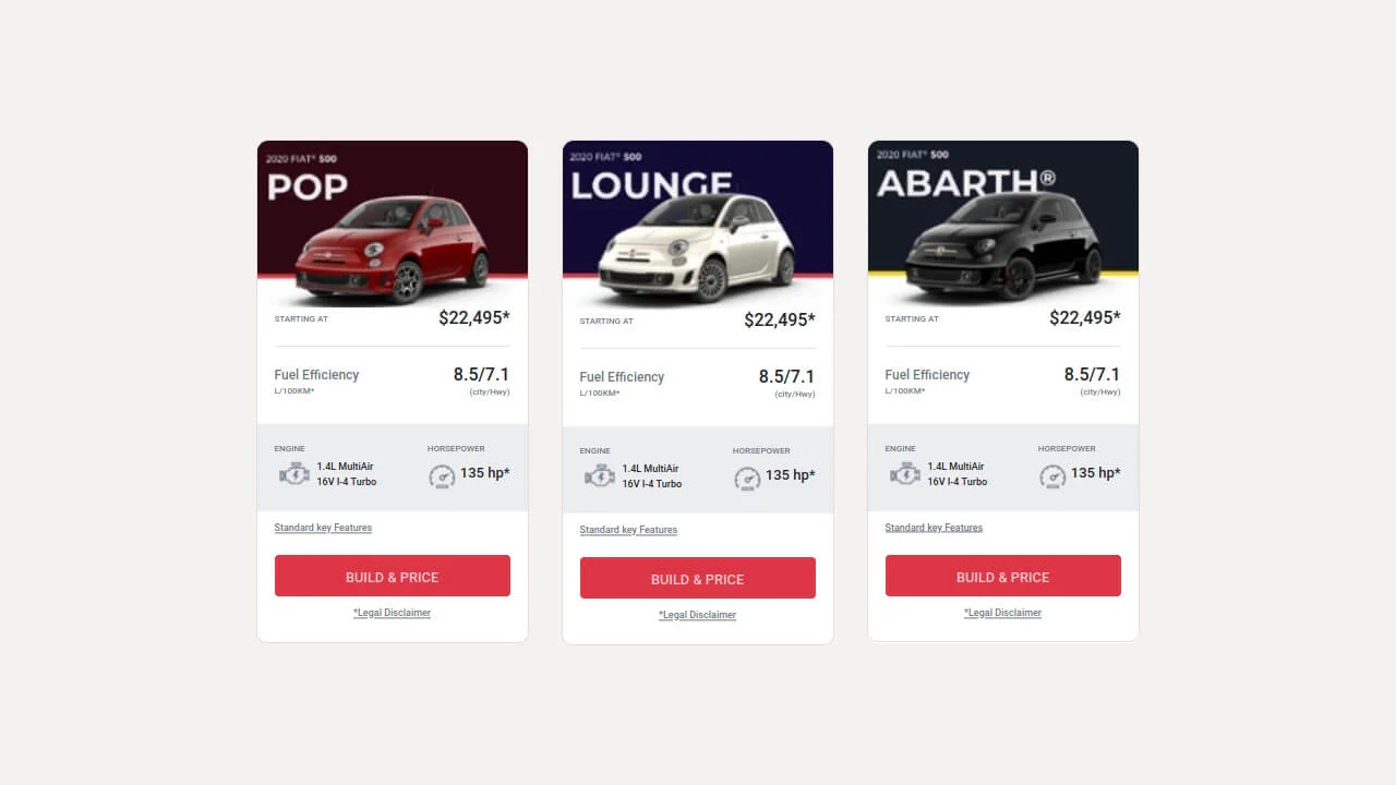 Bootstrap 4 Product Comparison Template