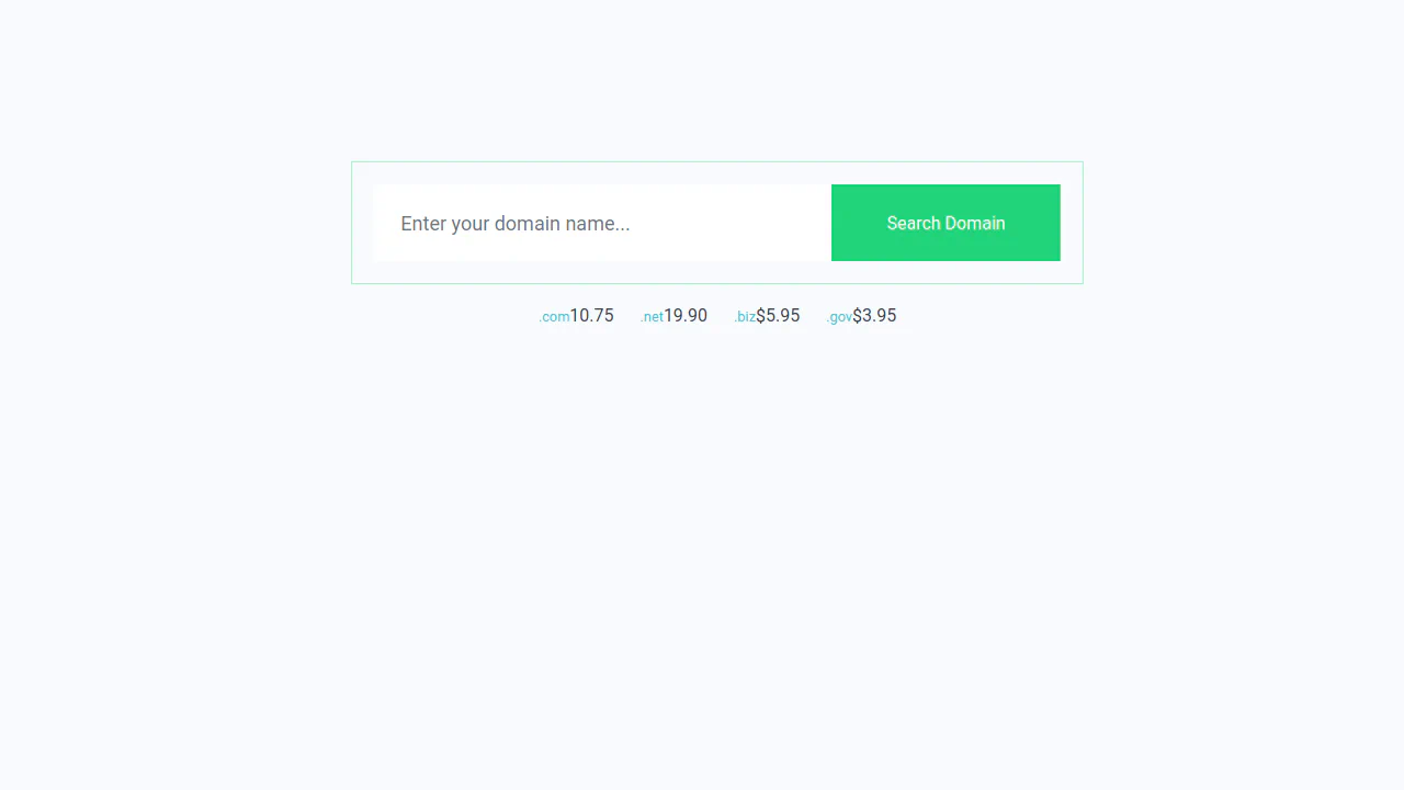 Bootstrap 4 Search Box