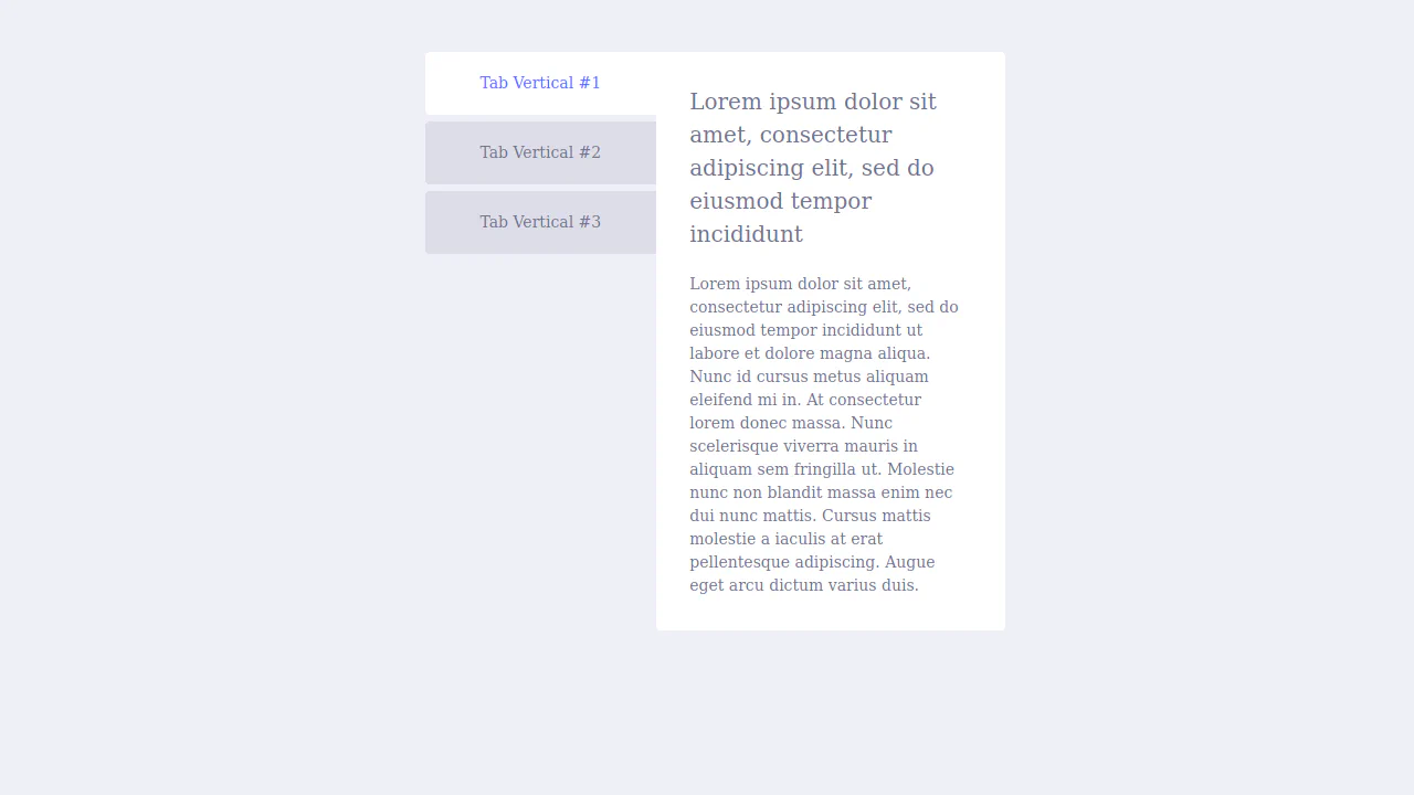 Bootstrap 4 Simple Vertical Tabs with Fonts