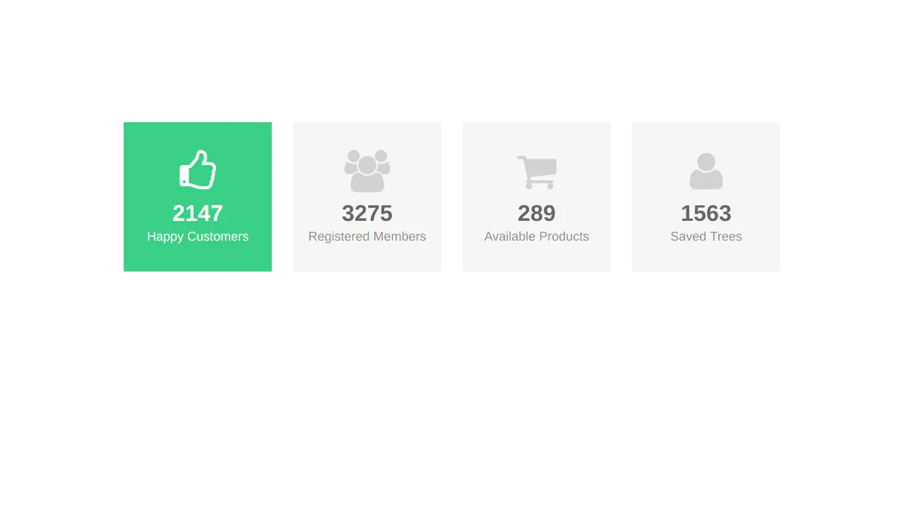 Bootstrap 4 Swing Counter