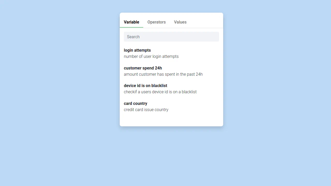 Bootstrap 4 Tabs with Forms and Listings