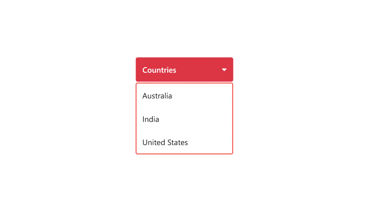 Bootstrap 5 Dropdown Select Option