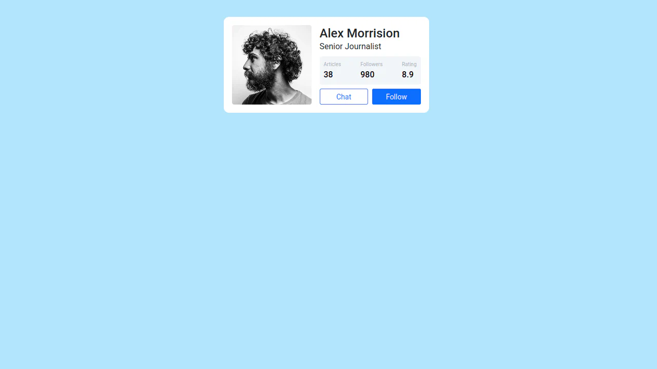 Bootstrap 5 Sidebar User Profile