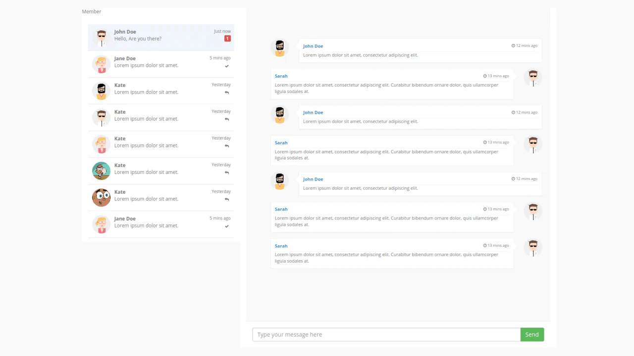 Bootstrap Chat Room