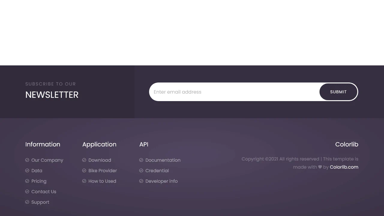 Bootstrap Footer #16