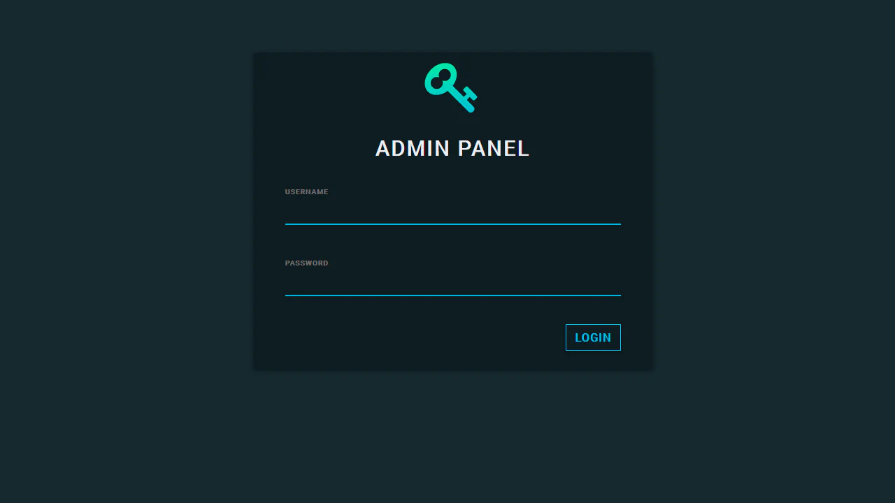 Bootstrap Login Page