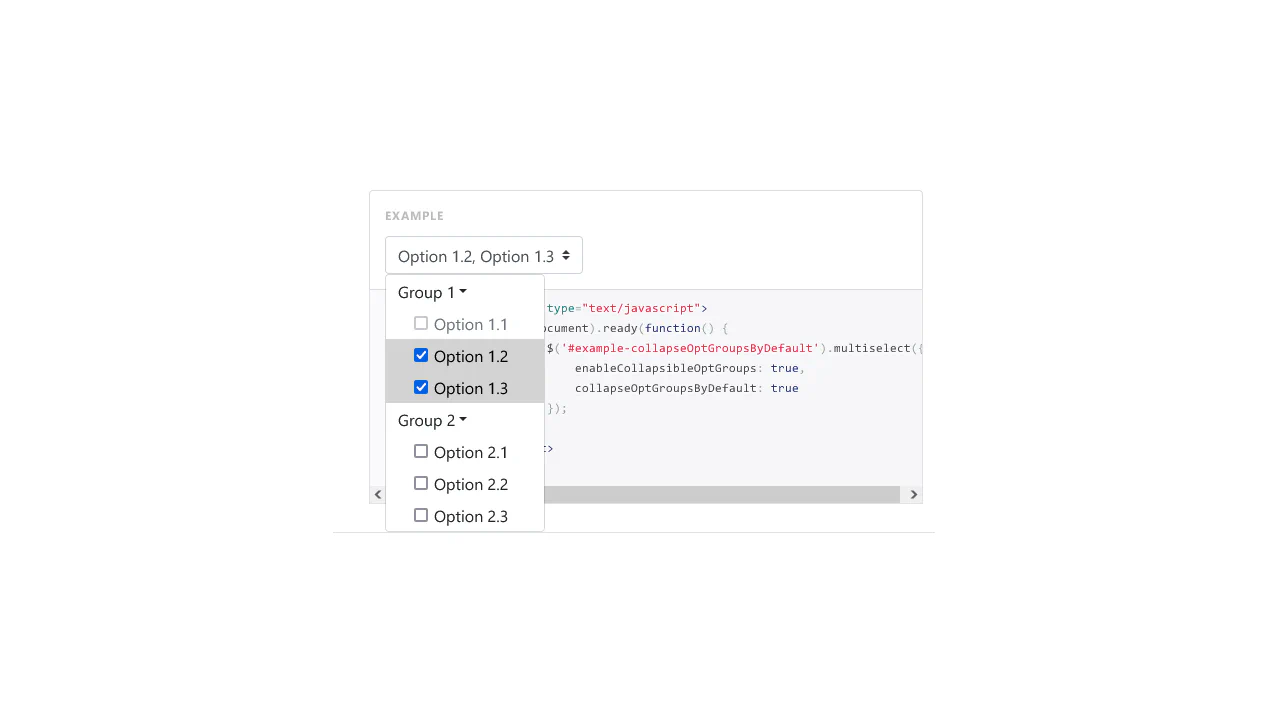 Bootstrap Multiselect