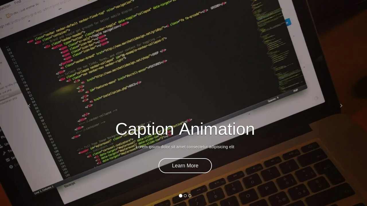 Bootstrap Slider Full Screen