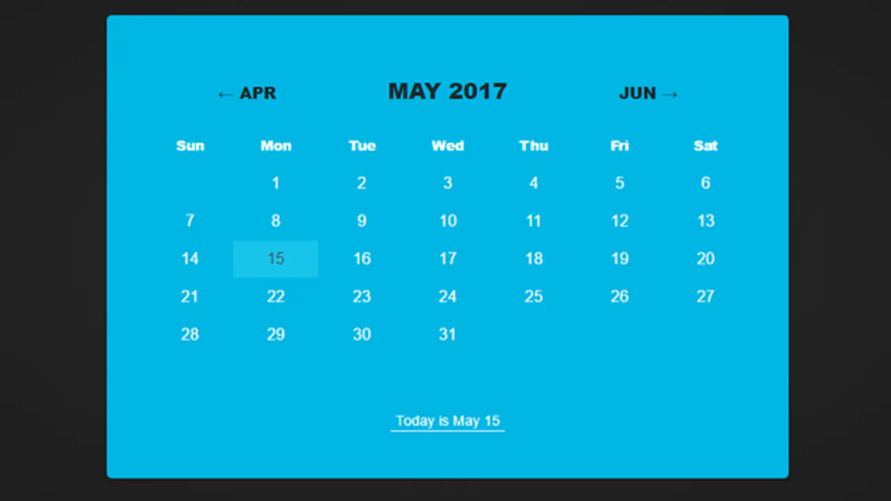 Calendar App