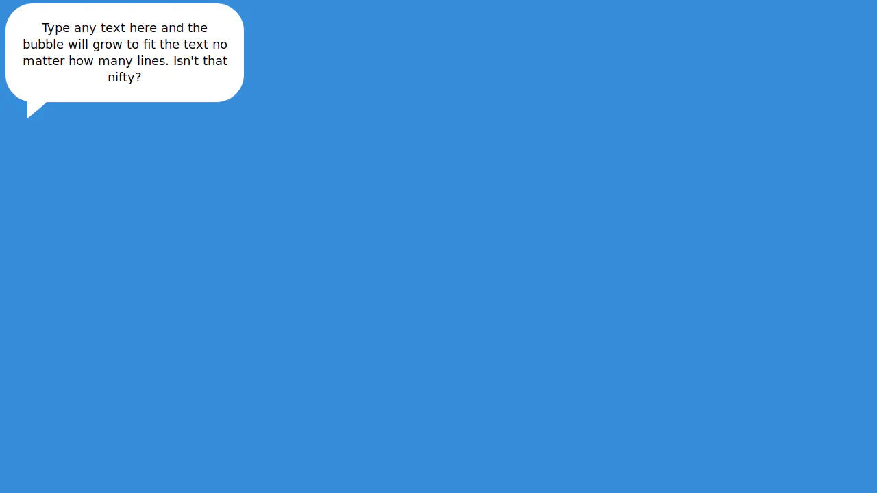 Chat Bubbles