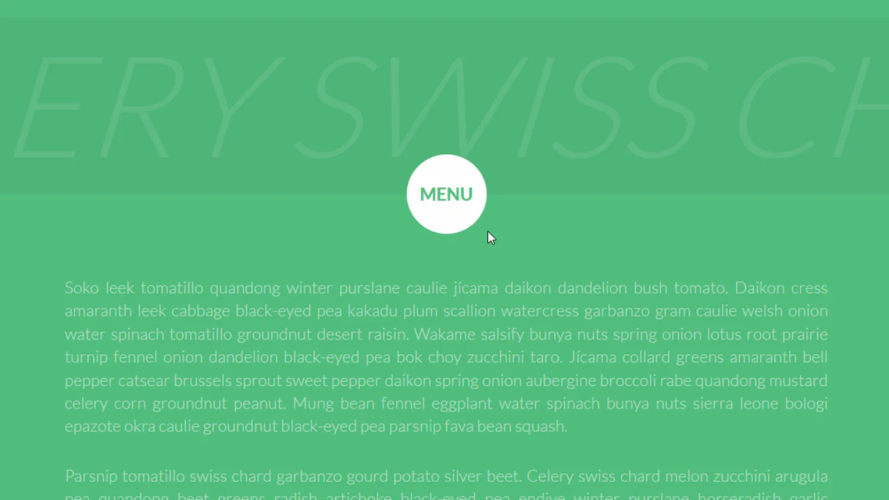 Circular Navigation With CSS